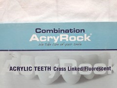 Teeth Acrylic Denture Ruthinium Acryrock 4 Full Set A1 M13, M14, M15, M17, M18