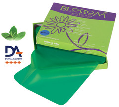Latex Rubber Dental Dam, 5×5  & 6×6 Blue & Mint  Green Isolation Sheets (Choose)