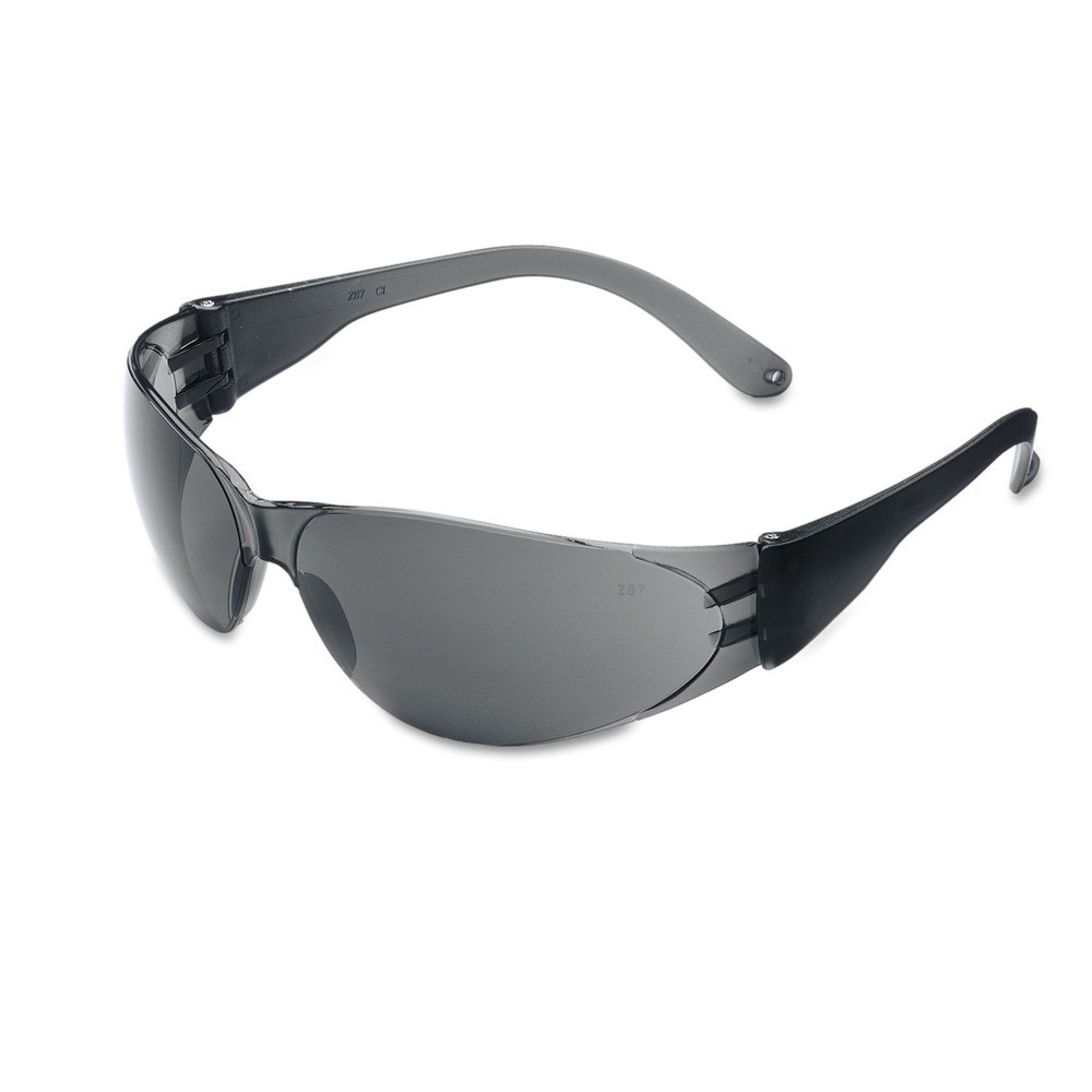 MCR Safety CL112BX Scratch-Resistant Safety Glasses – Gray Lens (12/BX) New