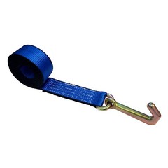 Heavy Duty G70 2″ x 10′ Mini J Hook Towing Trailer Wrecker Lasso Tie Down Strap