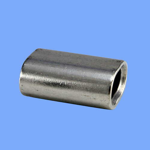 100 Stainless Steel Sleeves for Wire Rope Cable, 1/8″