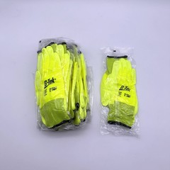 PIP 33-425LY Work Gloves Size XL G-Tek Polyurethane Grip Hi Vis 12 Pairs