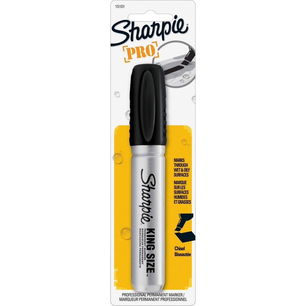 King Size Permanent Marker, Black (15101PP)