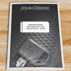 John Deere 325G Skid Steer Owners Operators Manual – OMT396974X19