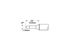Metcal STTC-104 – Cartridge, Chisel, 1.78mm (0.07 In), 90 Deg