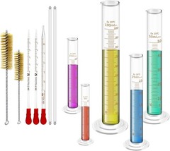 5/10/25/50/100ml Transparent Graduated Measuring Cylinder Lab Supplies