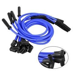 9 Pcs Spark Plug Wire Set 10.5mm Electronic Ignition Cables for 350 383 454