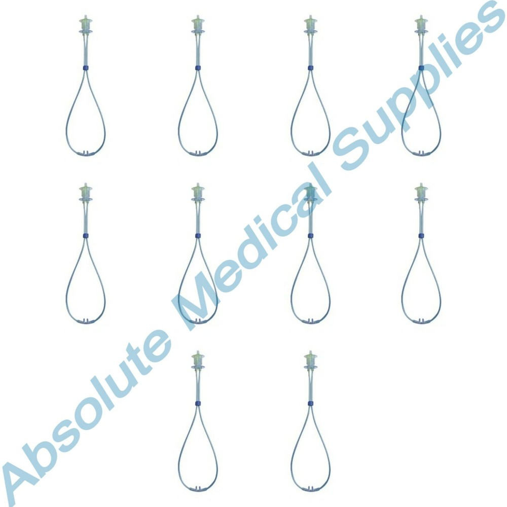 *10-Packs* NeoTech RAM Cannula Nasal Oxygen Cannula Blue N4902