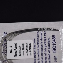 10 Pcs Dental Ortho Niti Thermal Activated Round Natural Arch Wire Form All U/L