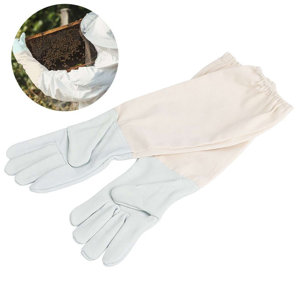 Bee Beekeeper Gloves Protective Gloves Beekeeping Supplies Long Sleeves USA