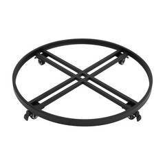 Drum Dolly, Heavy Duty Barrel Cart, Drum Dolly with Cross Braces& Wheels Black