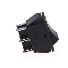 2x On/Off/On 6-Pin DPDT Rocker Switch 3-Position Rating 15A 250V/20A 125V AC DC