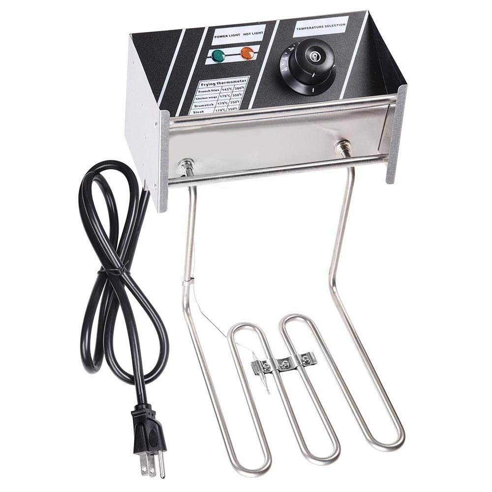 Electric Fryer Heating Element Replacement, 1700W 110V Power with Temp Control