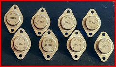 2N3055 PAIRED “Original” Vintage TO-3 Transistor – 4 Pairs – OLD STOCK