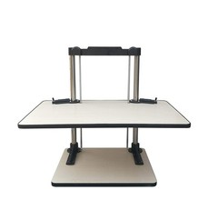 FixtureDisplays® Height Adjustable Standing Desk Ergonomic Sit Stand 1, Black