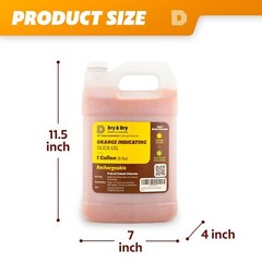 2 Gallon(16 LBS) “Dry&Dry” Premium Orange Indicating Silica Gel Desiccant Bead。