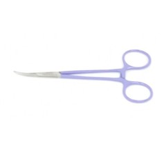 Premium Kelly Hemostat Forceps 5.5″ Curved “Fine” Locking Handle “Purple” Color