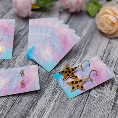 Clouds Necklace Card Earring Cards for Display Jewelry Display Hanging Card H…