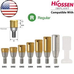 US Dental Locator Tapered Abutment For Hiossen/Zimmer/Nobel Biocare/Mis/Adin