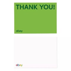 NEW Thank You Cards – Red, Blue, Green and Yellow With Fast Free Shipping