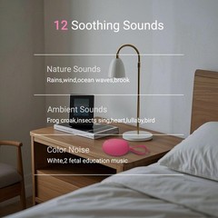 Jaroco Portable Baby Sound Machine [White Noise for Babies Kids Adults][Sleep So
