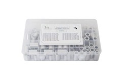 Aluminum Spacer Standoff Bushing Assortment Kit 3/4″ OD x 3/8″ ID (139 pcs)