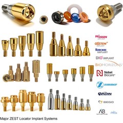 US Dental Locator Abutment For BioHorizons/Hiossen/Nobel/Zimmer Multiple Implant