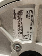 Becton Dickinson Clay Adams Compact II Centrifuge 420225 For Parts Repair