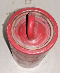 RED BUTTON SPELTER SOCKET 01110155 22MM-26MM