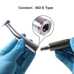 Dental 1:5 Fiber Optic LED Contra Angle Handpiece Fits NSK/Kavo Mini Head