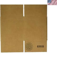 Compact 6x6x6 Paper Boxes – Pack of 25 for Effortless Shipping Solutions
