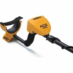 Garrett ACE 400 Metal Detector, Pro Pointer II Pinpointer, Coil, and Accessories