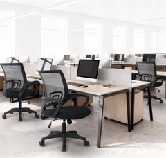 Ergonomic Mesh Chair with 360° Swivel & Height Adjustment for Any Room