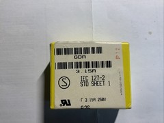 GDA-3.15A Bussmann Fuses Lot of 5 New Original Box Have 100 Pcs