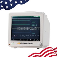 12″ Patient Monitor ICU CCU Vital Sign for Hospital ECG NIBP RESP TEMP SPO2 PR