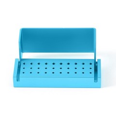 30 Holes Dental Bur Block Holder Disinfection Sterilization Box for RA FG Burs