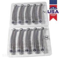 Dental High Speed Handpiece Push Button Air Turbine 4 Hole Midwest 10pcs/1 Pack