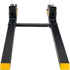 VEVOR Clamp on Pallet Forks 4000lbs Tractor Forks 60″ Adjustable Bucket Forks