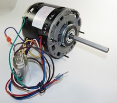EM3585 1/3 hp 1075 RPM 3-Speed 48 Frame 115V Furnace Motor with Capacitor, NEW