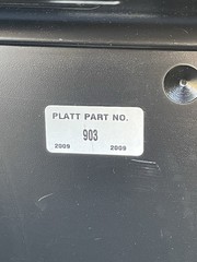 Platt Luggage 903 Blow Molded Hard Case with Foam Lining – Black 27x16x10 In.