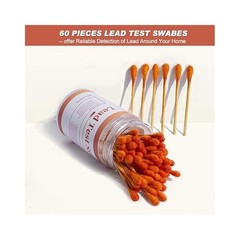 Home Lead Test Swab Kit, 60 Swabs for 30,Second Results on