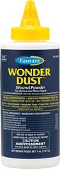Wonder Dust Wound Powder for Horses and Show Stock, 4 Ounces