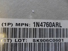1N4760A ZENER DIODE 68V 5% DO-204AL MOTOROLA (100 PER LOT)
