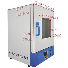 Electrothermal Incubator Drying Heat Treatment Wax Melting Oven LED Display 40L
