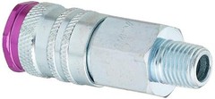 Milton 765VC ColorFit HIGHFLOWPRO Air Couplers V-Style – 1/4″ NPT Male, EACH