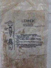 Lennox 65G9101 OEM Braze-On Self-Piercing Copper Saddle Valve 3/8″ for HVAC