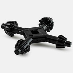 Black Drill Chuck Key Wrench 4 Way Hand Key Tool For Tighten Drills 3/8″ 1/2″