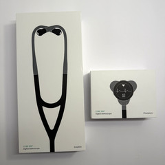 EKO CORE 500 Digital Stethoscope | Black | ECG | 40X Amplification | Box