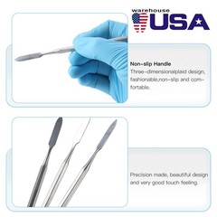 Dental Stainless Steel Mixing Spatula Mixing Stick Color Tools Non-slip Handle