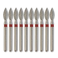 Multi-Use Diamond Burs Football 368/020F Egg Fine Grit Red FG Friction Grip